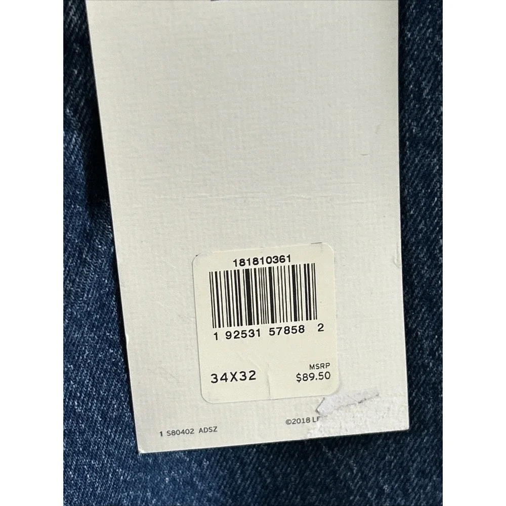 NWT Mens Vintage Levi's 541 Athletic Taper Spell Out Sz 34 34x32 New Old Stock